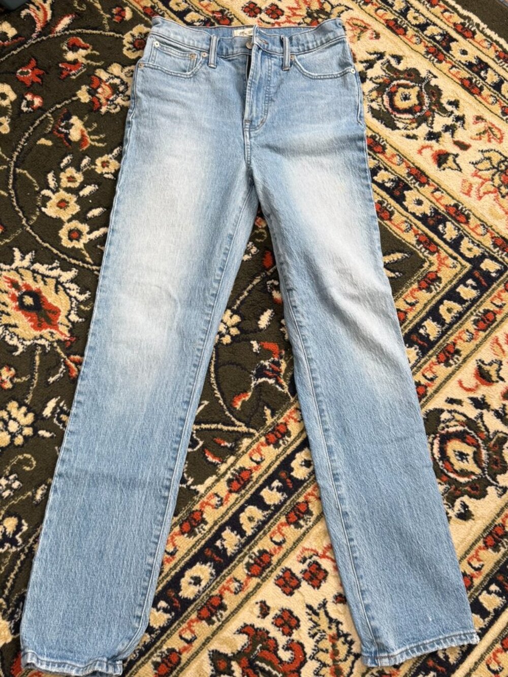 Madewell "The Perfect Vintage" Full-Length Jean Light Wash Size 26